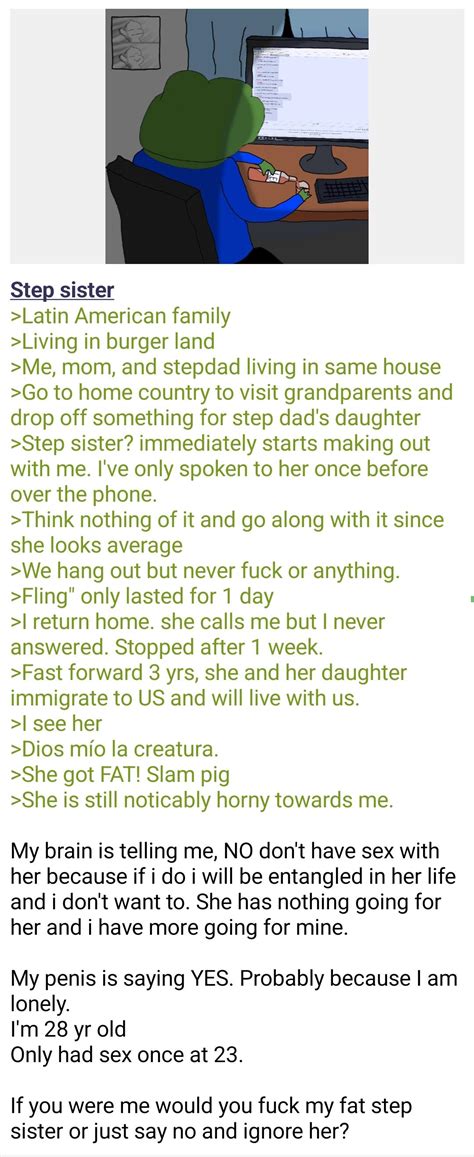 blackmailed step sis|Anon blackmails his step sister. : r/greentext .